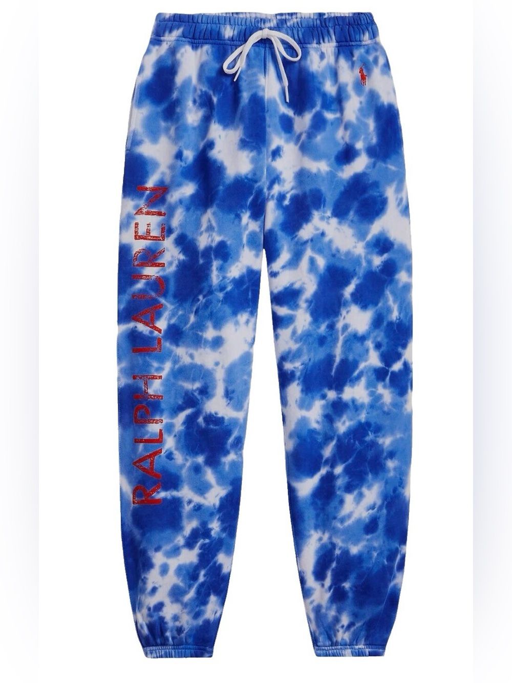 Polo Ralph Lauren Logo Tie-Dye French Terry Joggers Blue
 Size XXL